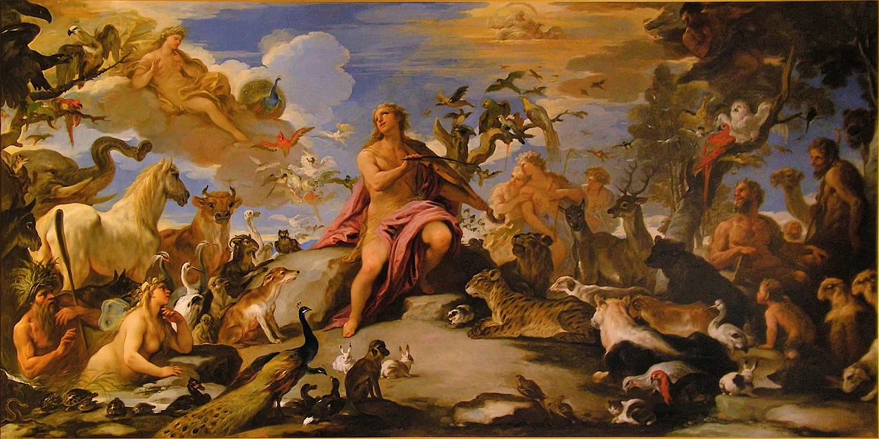 Orfeo circondato dagli animali - Palacio Real de Aranjuez (Madrid, España)